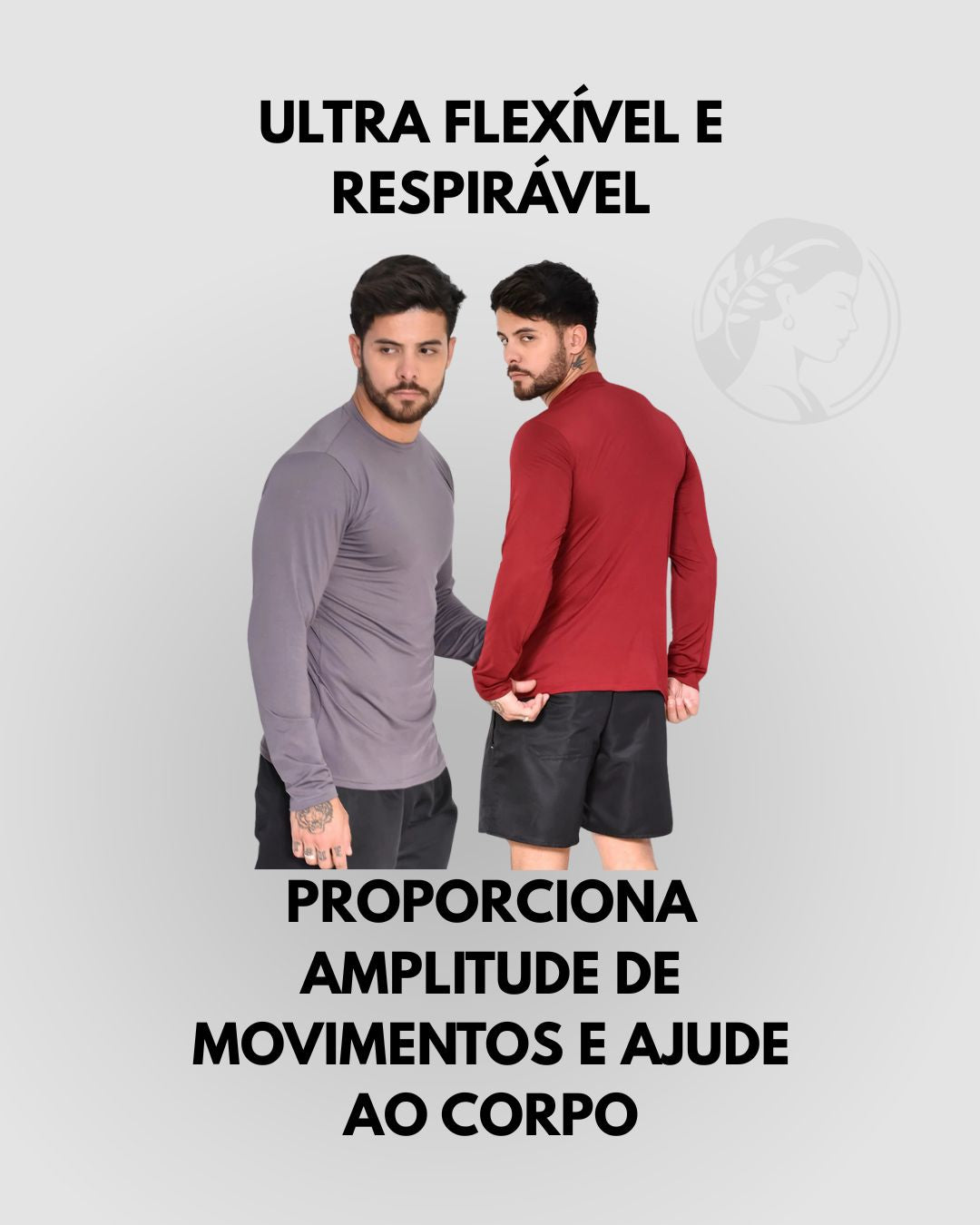 Kit 05 Camisas Térmicas Proteção Uv 50+ Segunda Pele Manga Longa [COMPRE 03 LEVE 05]