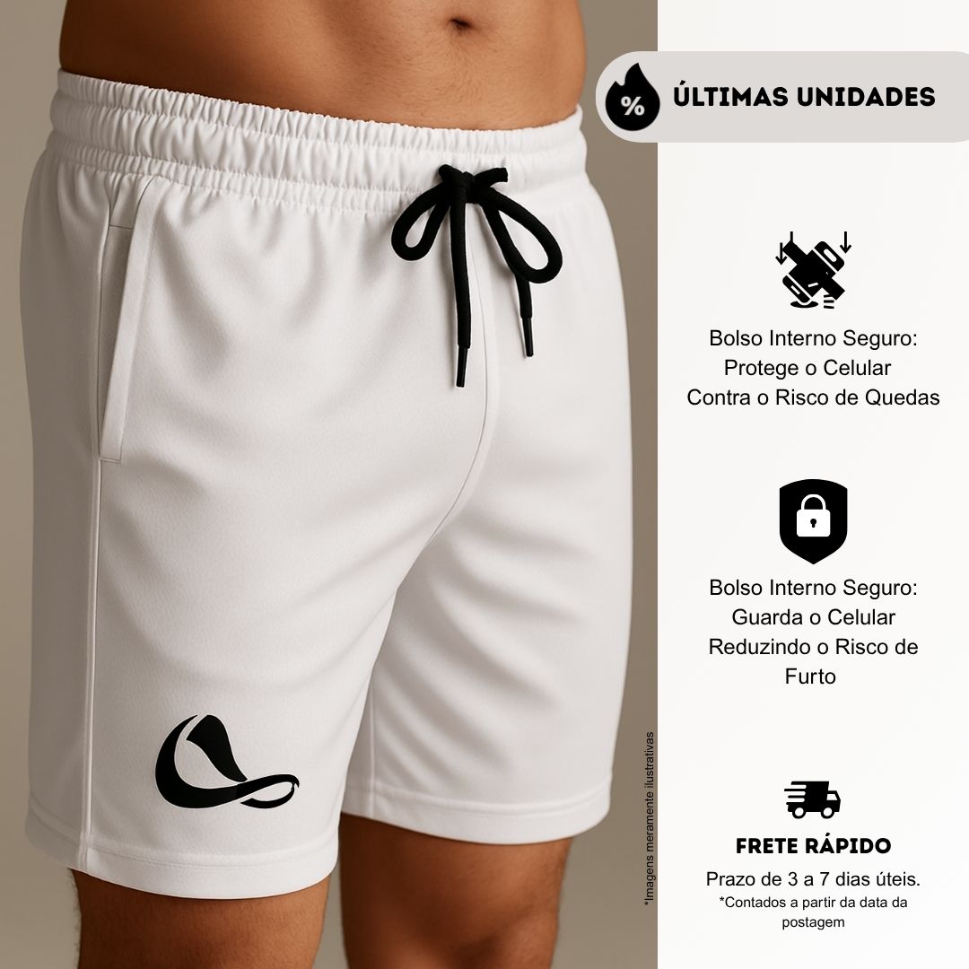 Short de Compressão Interno Esportivo Masculino Fitness Eternum