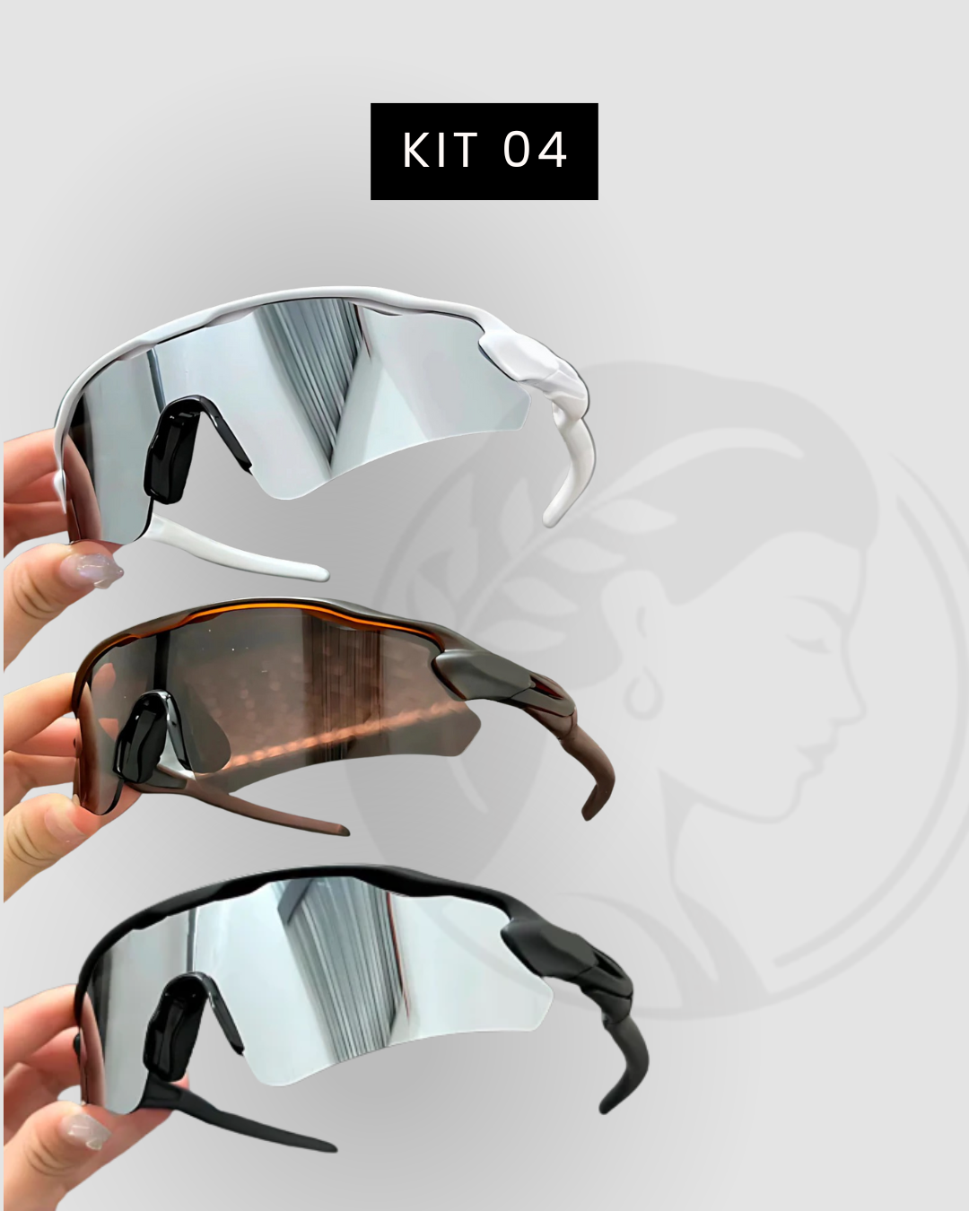 Kit 03 Óculos de Sol Premium Polarizado Proteção UV400 [COMPRE 02 LEVE 03]