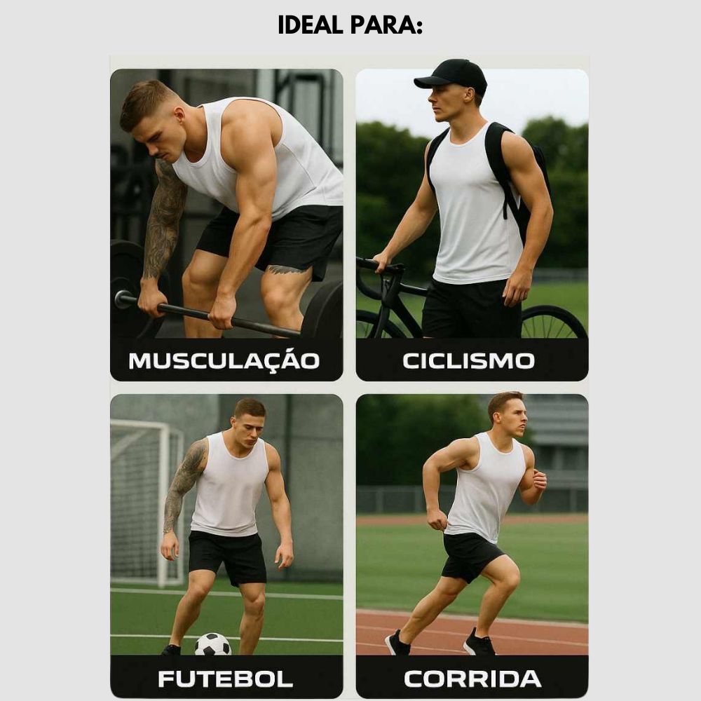 Kit 03 Bermudas Térmicas Masculinas Segunda Pele com Bolso ProFIT [COMPRE 02 LEVE 03]