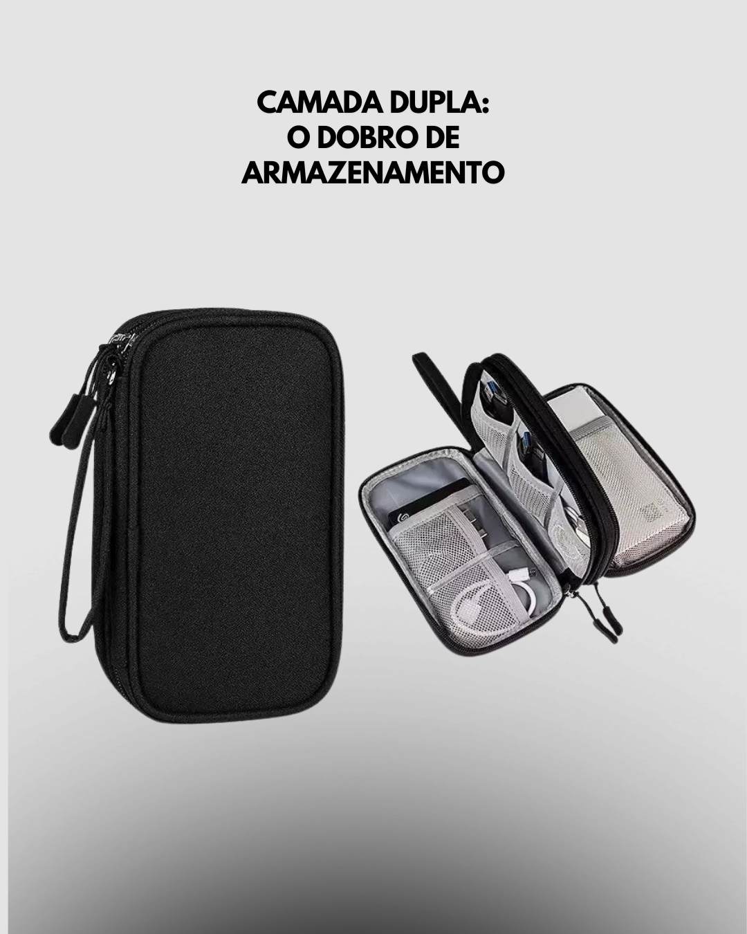 Nécessaire Bolsa Organizadora - Celular Cabos Fios