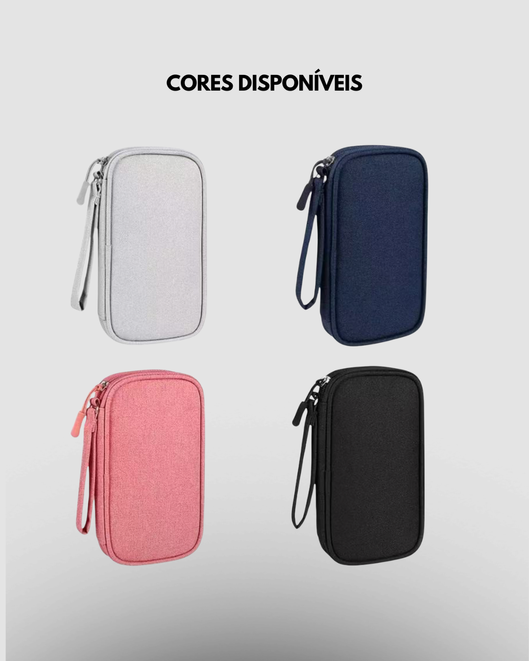 Nécessaire Bolsa Organizadora - Celular Cabos Fios