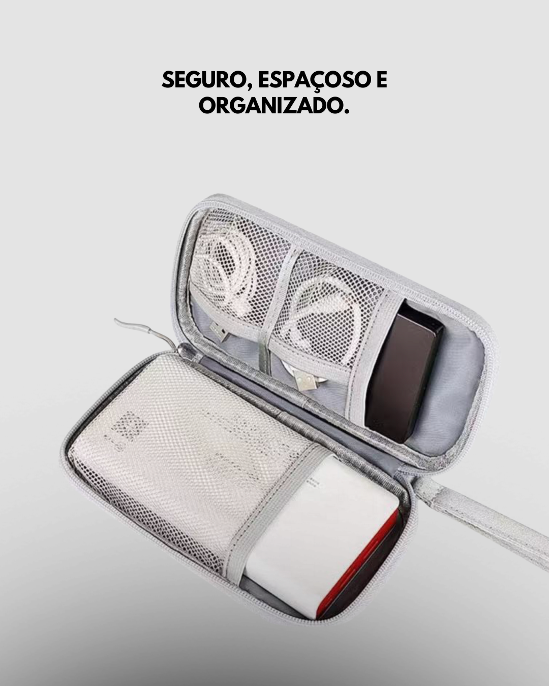Nécessaire Bolsa Organizadora - Celular Cabos Fios