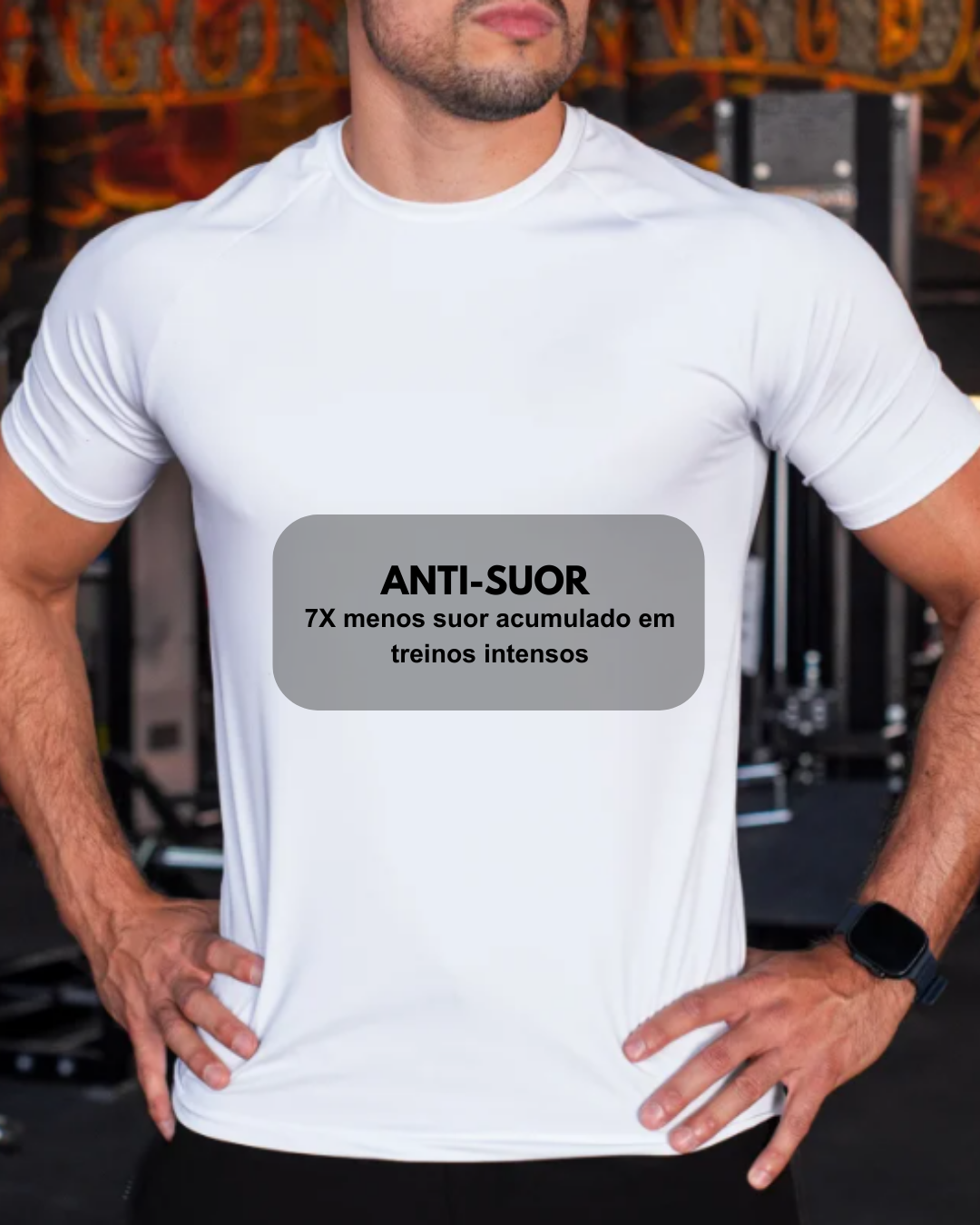 Kit 5 Camiseta de Compressão Esportiva Masculina ProFit [COMPRE 04 LEVE 05]