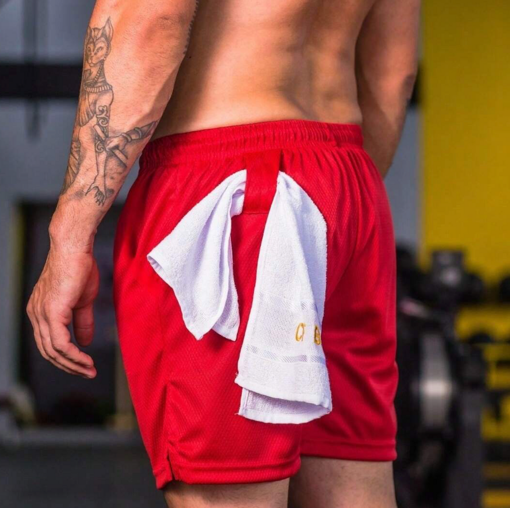 Bermuda com Short de Compressão Interno 2 em 1 Masculino em Promoção Proteção UV - Corrida Esporte Treino Academia Luta
