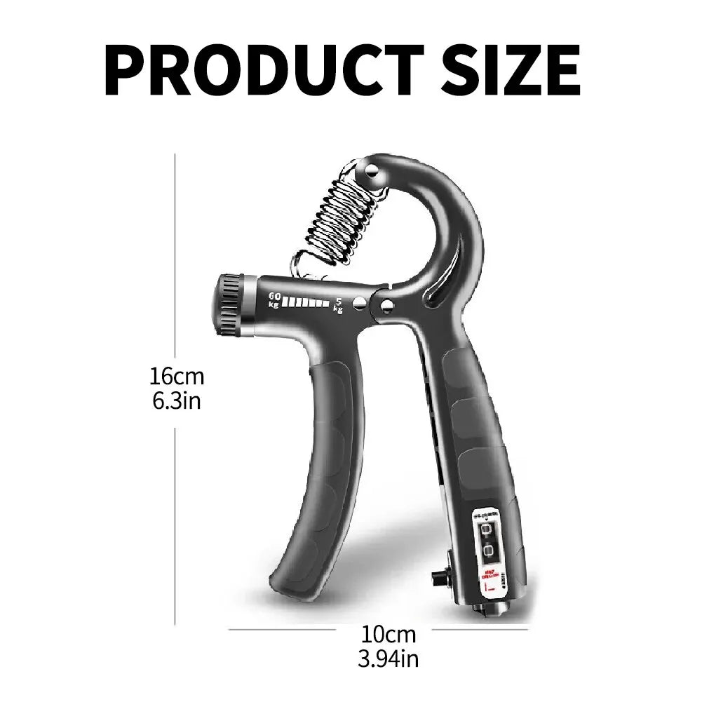 Kit Fortalecedor de Mãos e Antebraço Ajustável – Para Aumentar Força e Flexibilidade nas Mãos (10kg a 60kg)
