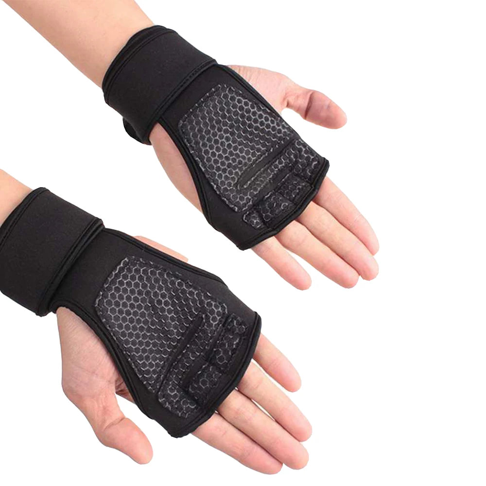 Luva de Treinamento com Suporte de Pulso – Antiderrapante e Respirável