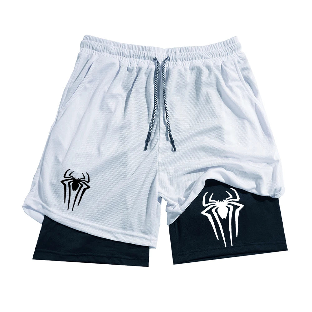 Shorts de Compressão Esportivo Masculino Spider