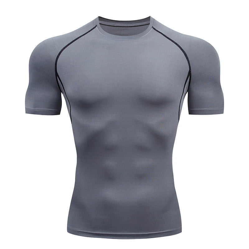 Camiseta de Compressão Esportiva Masculina ProFit