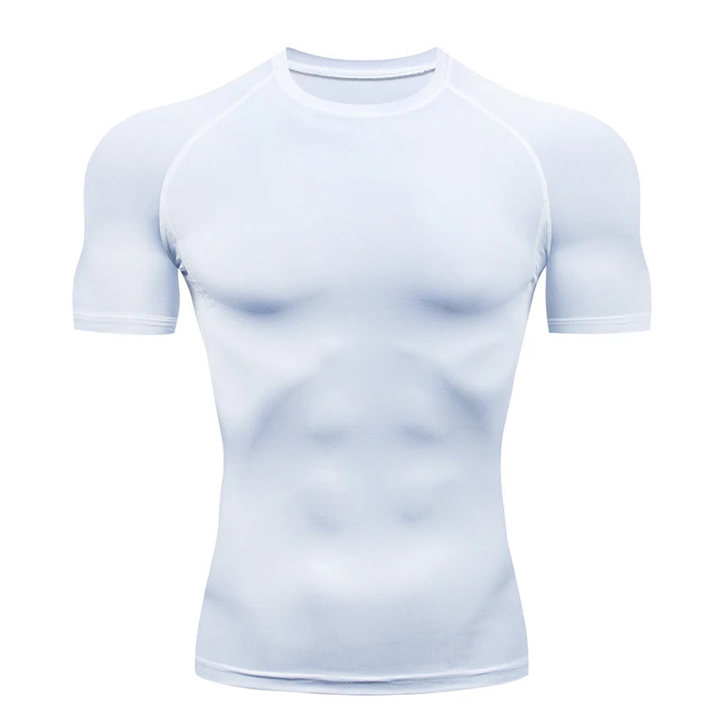 Camiseta de Compressão Esportiva Masculina ProFit