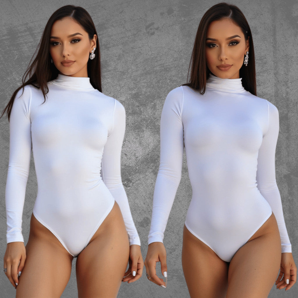 Kit com 2 Bodys Femininos Manga Longa – Suplex Premium [COMPRE 01 LEVE 02]