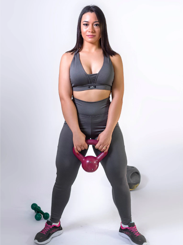 Kit 2 Calças Legging com Bolso e Cós Alto – Suplex Blackout [COMPRE 01 LEVE 02]
