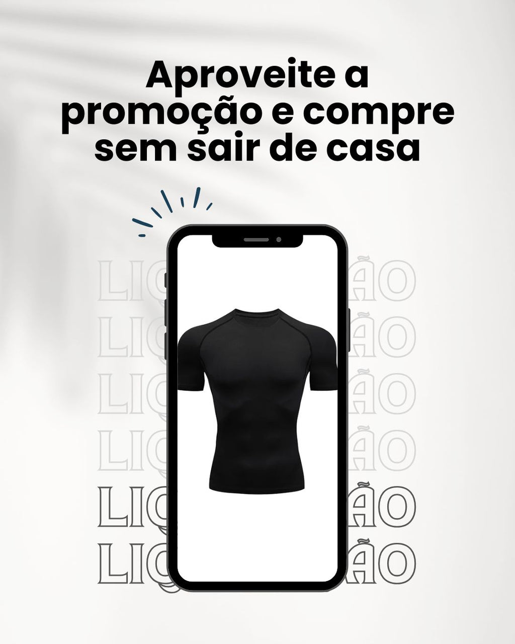 Kit 5 Camiseta de Compressão Esportiva Masculina ProFit [COMPRE 04 LEVE 05]