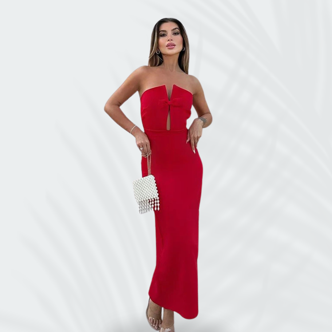 Vestido Longo Vermelho Paixão